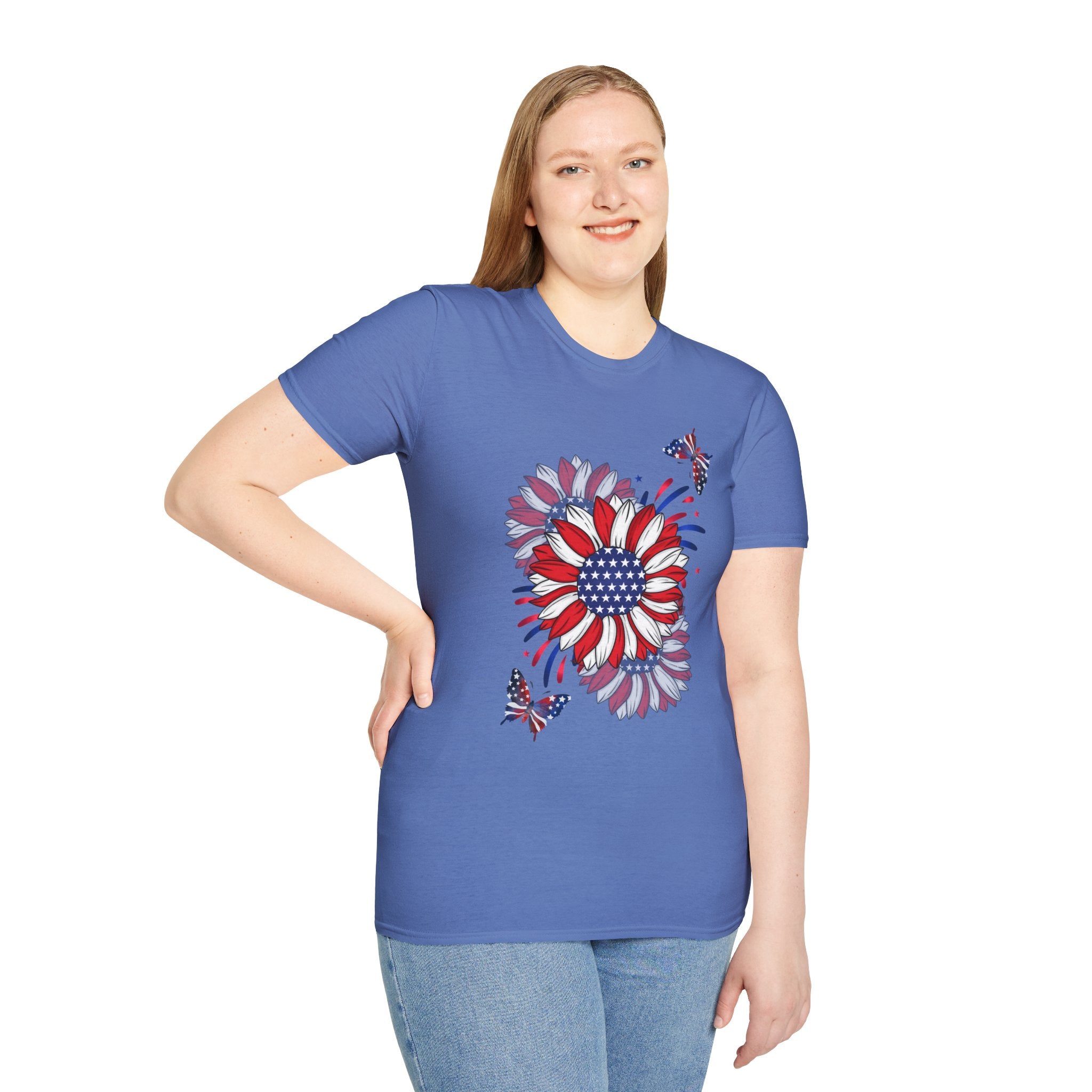 Flowers & Butterflies - Red Edition Classic Fit T-shirt