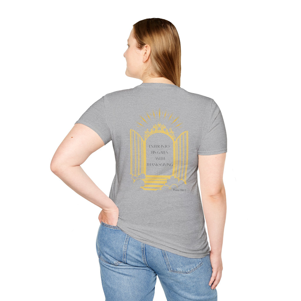 Enter Into His Gates Unisex T-shirt