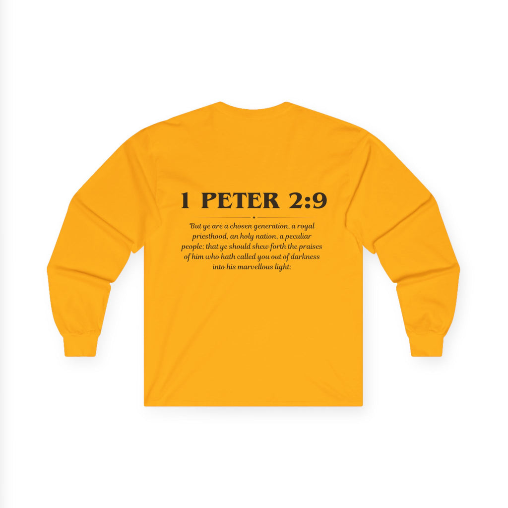 1 Peter 2:9 Scripture Unisex Long sleeve