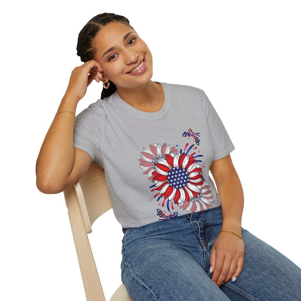 Flowers & Butterflies - Red Edition Classic Fit T-shirt