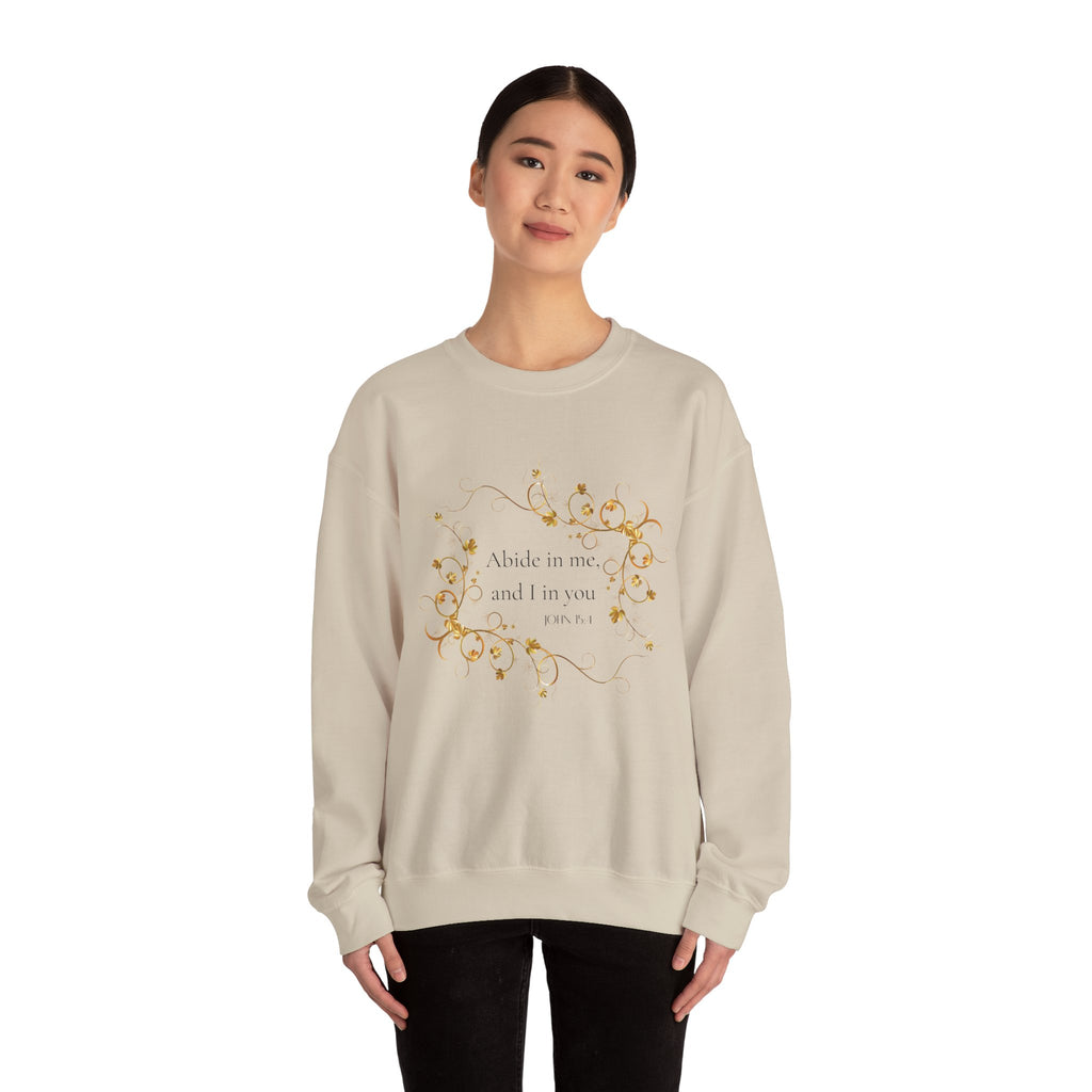 Abide In Him Crewneck Sweatshirt