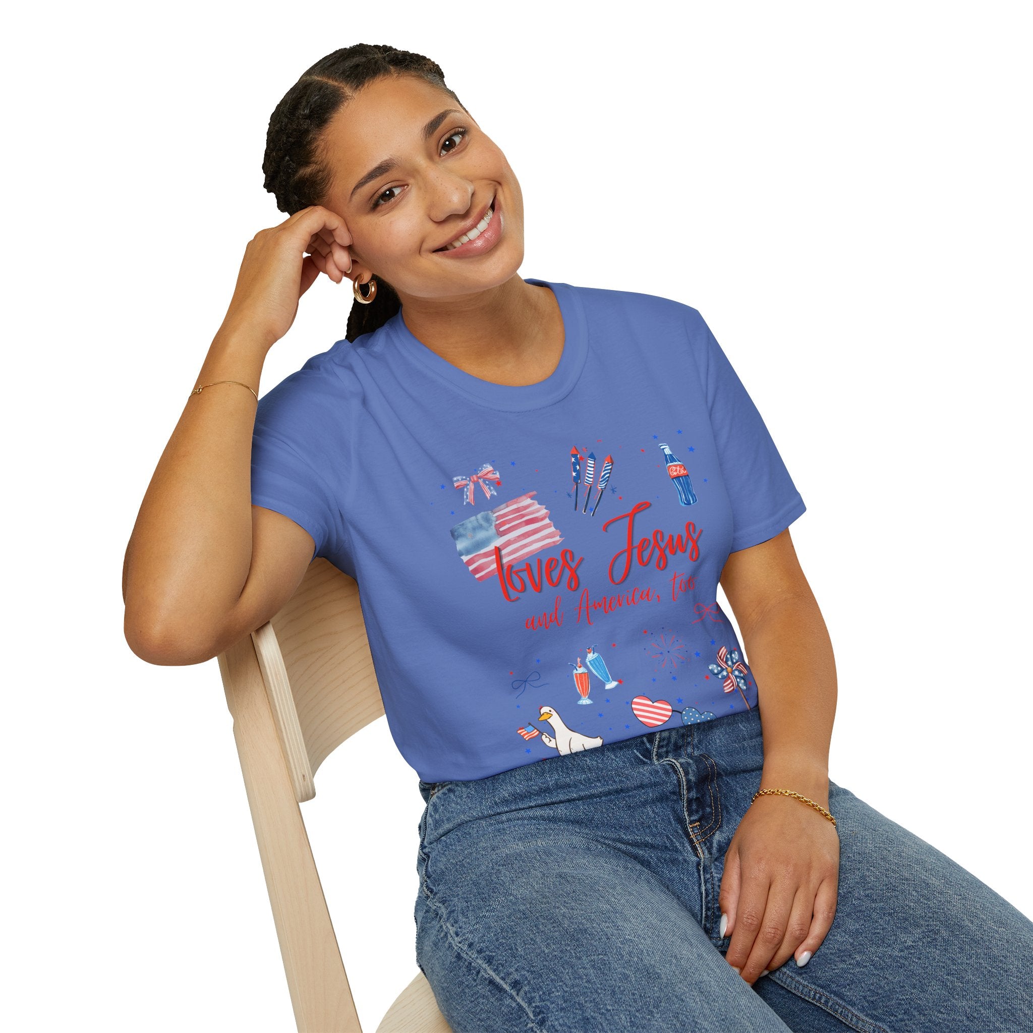 Loves Jesus - Red Edition Classic Fit T-shirt