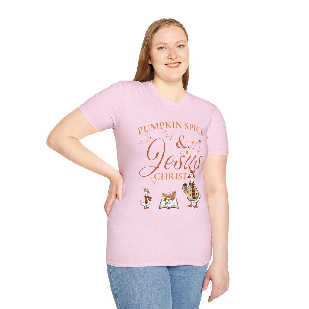 Pumpkin Spice & Jesus T-shirt