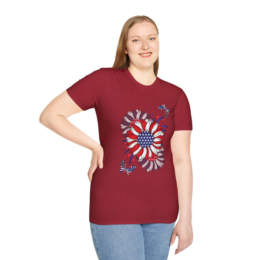 Flowers & Butterflies - Blue Edition Classic Fit T-shirt