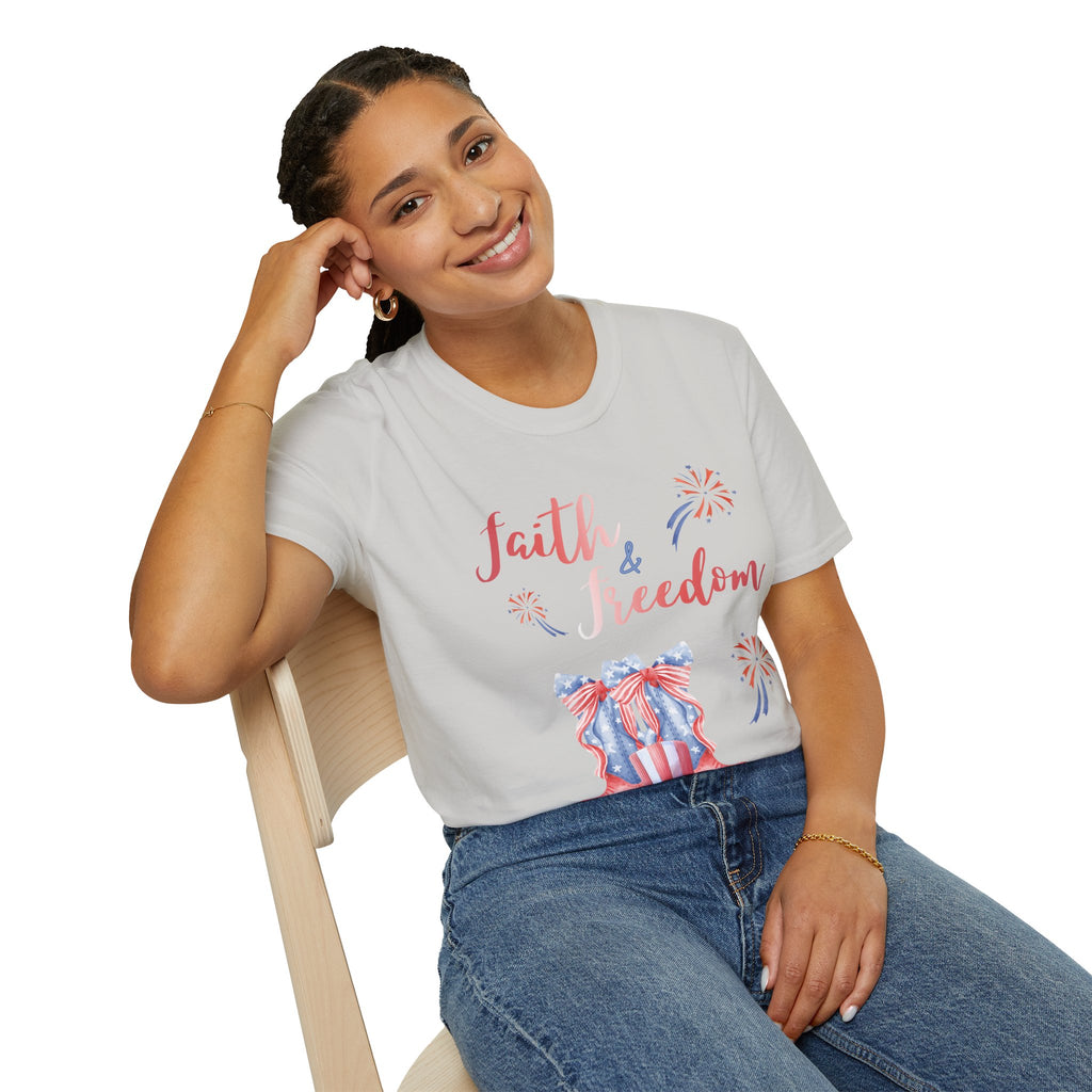 Faith & Freedom - Red Edition Classic Fit T-Shirt