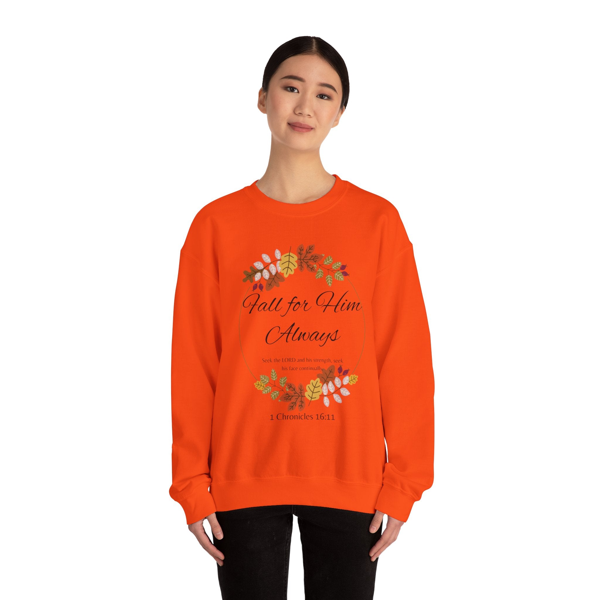 Fall for Him Crewneck Sweatshirt