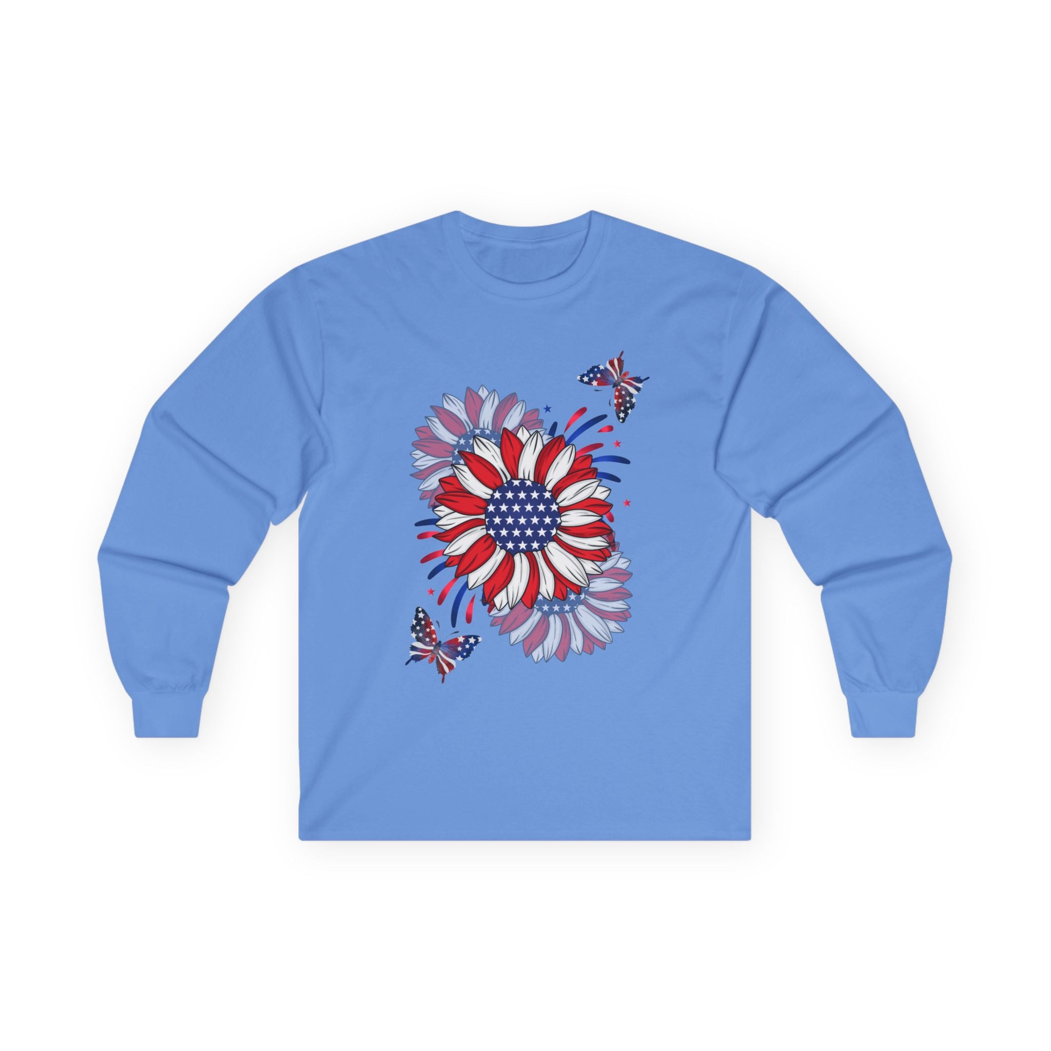Flowers & Butterflies  - Red Edition Long Sleeve Classic Fit