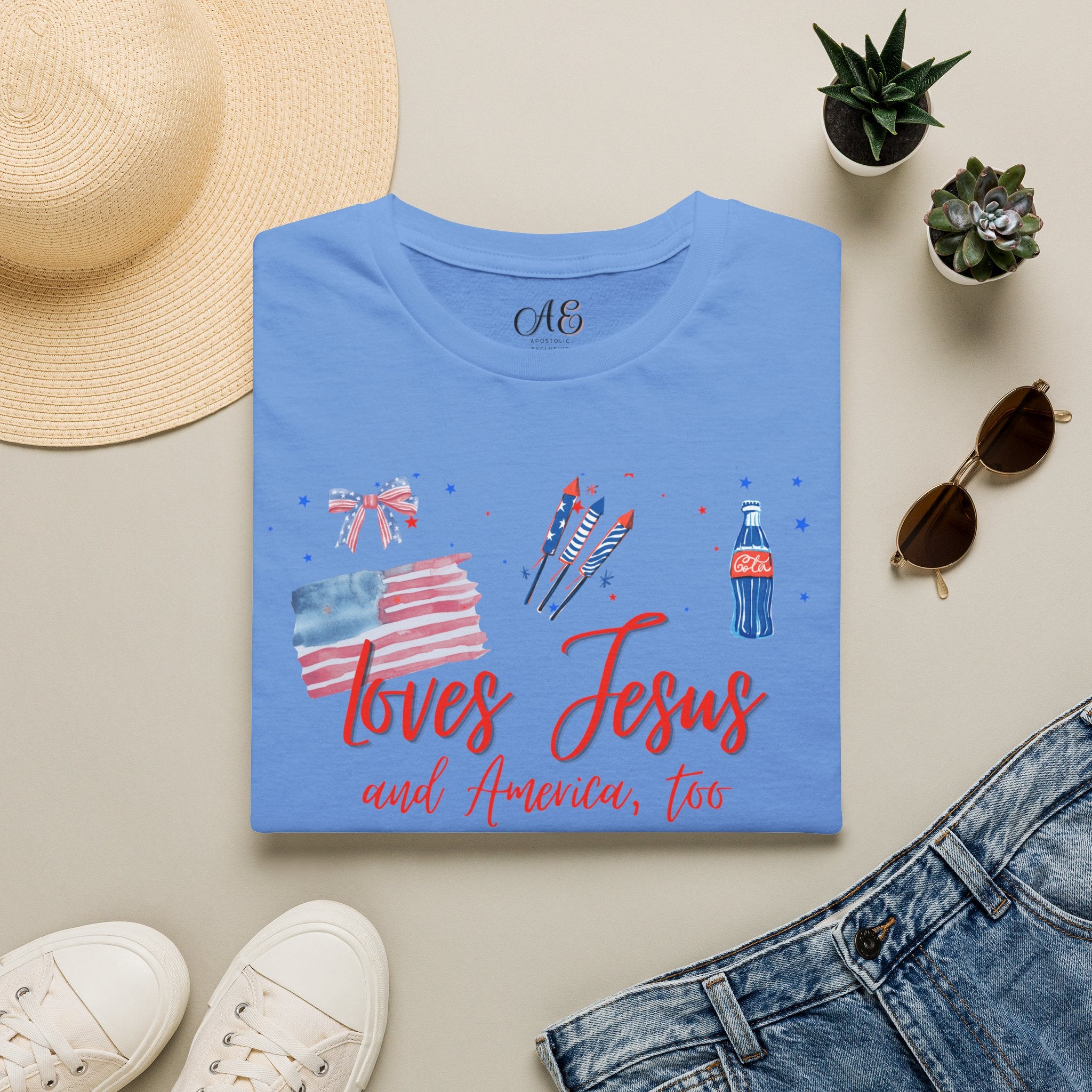 Loves Jesus - Red Edition Classic Fit T-shirt