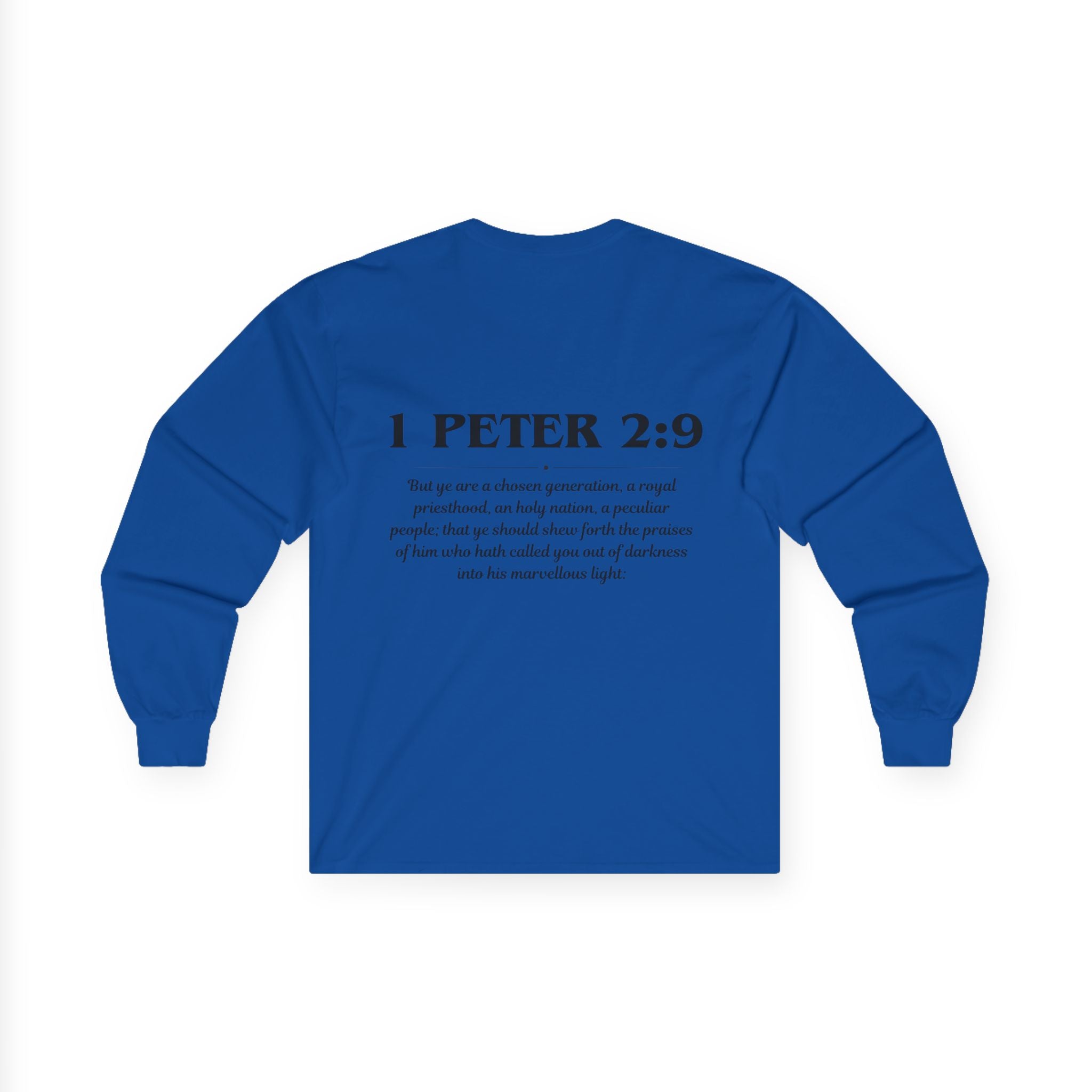 1 Peter 2:9 Scripture Unisex Long sleeve