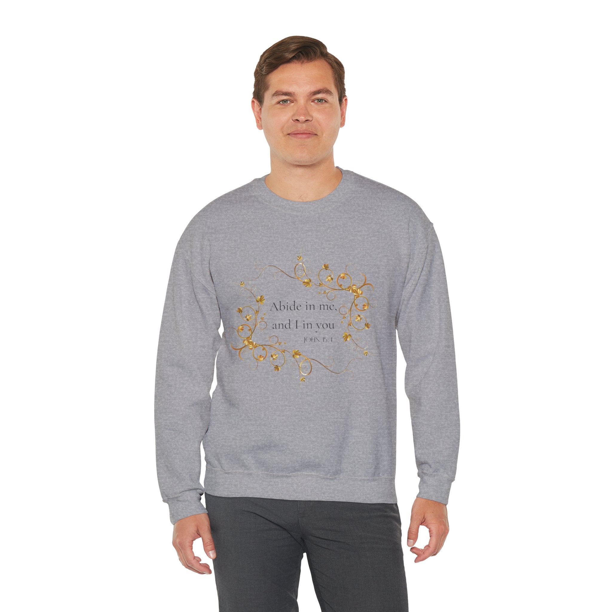 Abide In Him Crewneck Sweatshirt