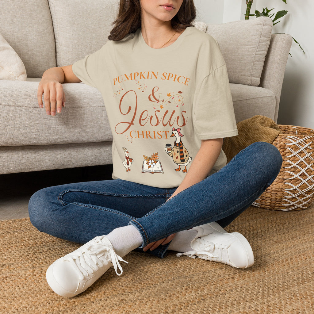Pumpkin Spice & Jesus T-shirt