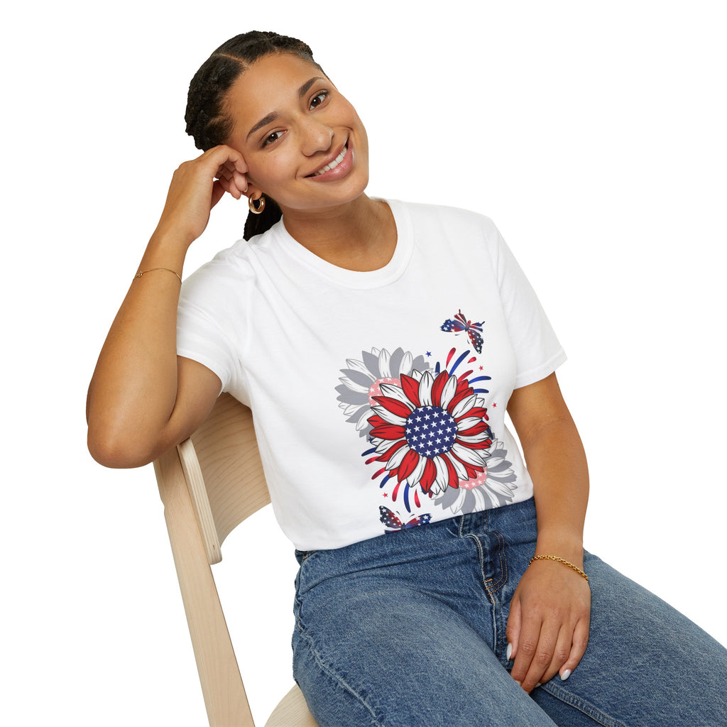 Flowers & Butterflies - Blue Edition Classic Fit T-shirt