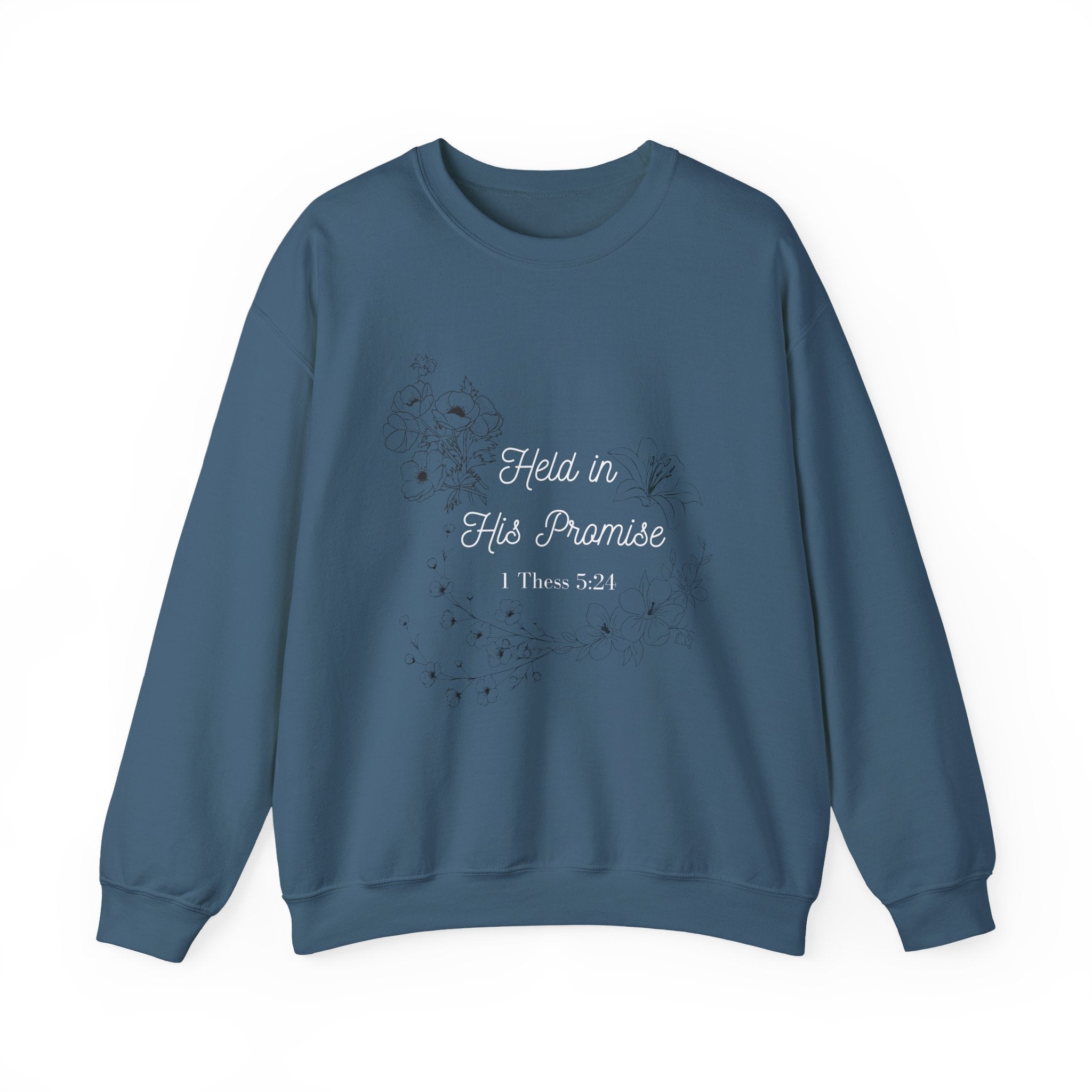 Held in His Promise Crewneck Sweatshirt