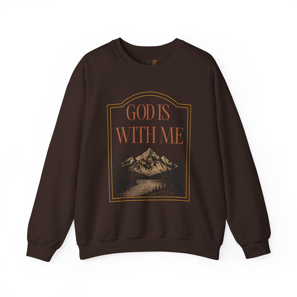 God is With Me Crewneck Sweatshirt