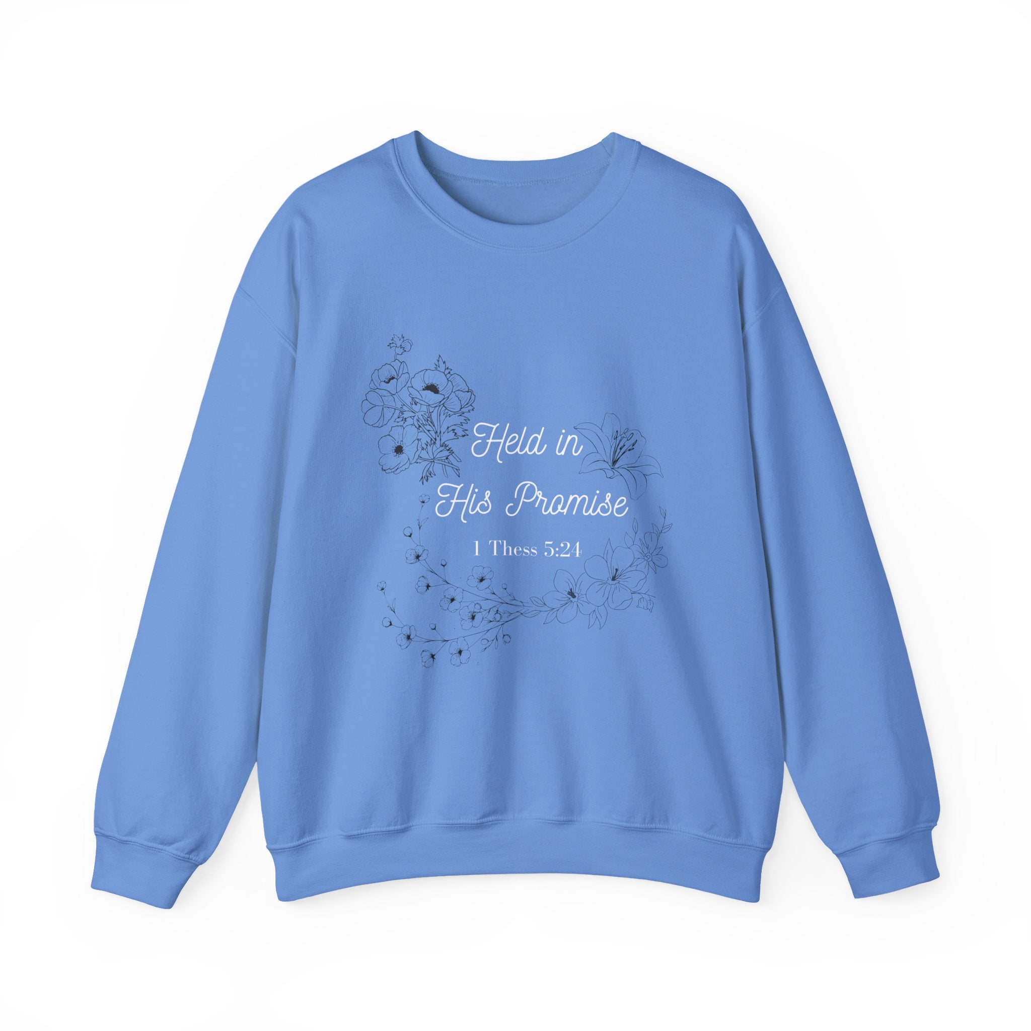 Held in His Promise Crewneck Sweatshirt