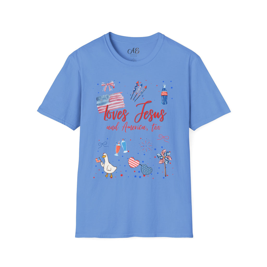 Loves Jesus - Red Edition Classic Fit T-shirt