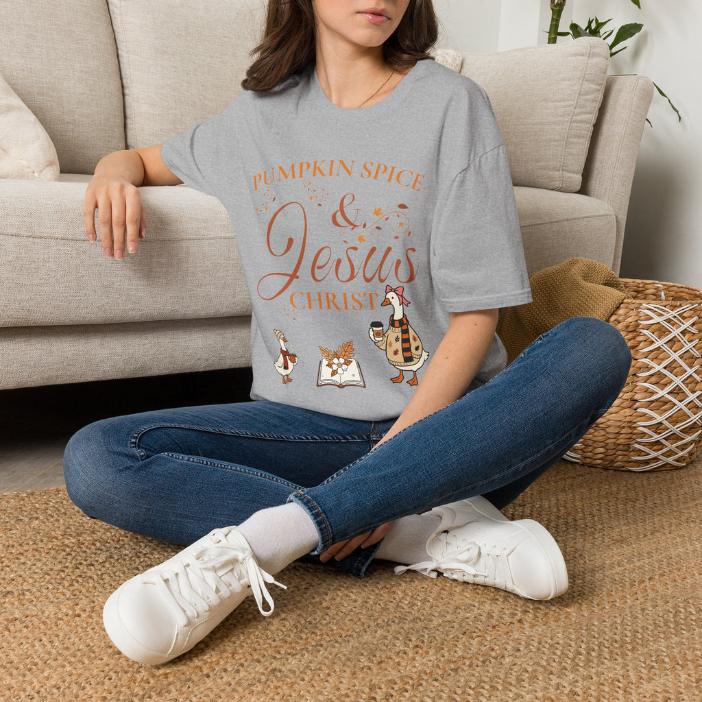 Pumpkin Spice & Jesus T-shirt