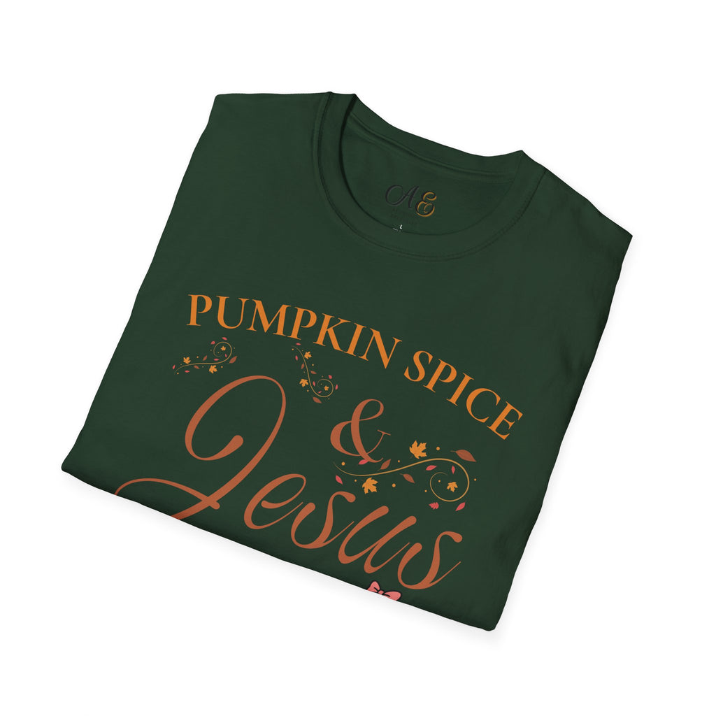 Pumpkin Spice & Jesus T-shirt