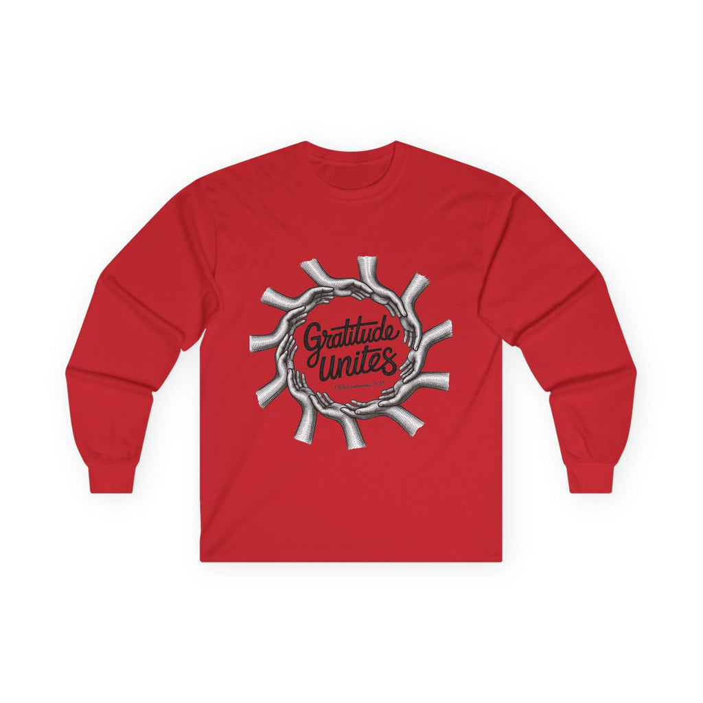 Gratitude Unites Unisex Long sleeve
