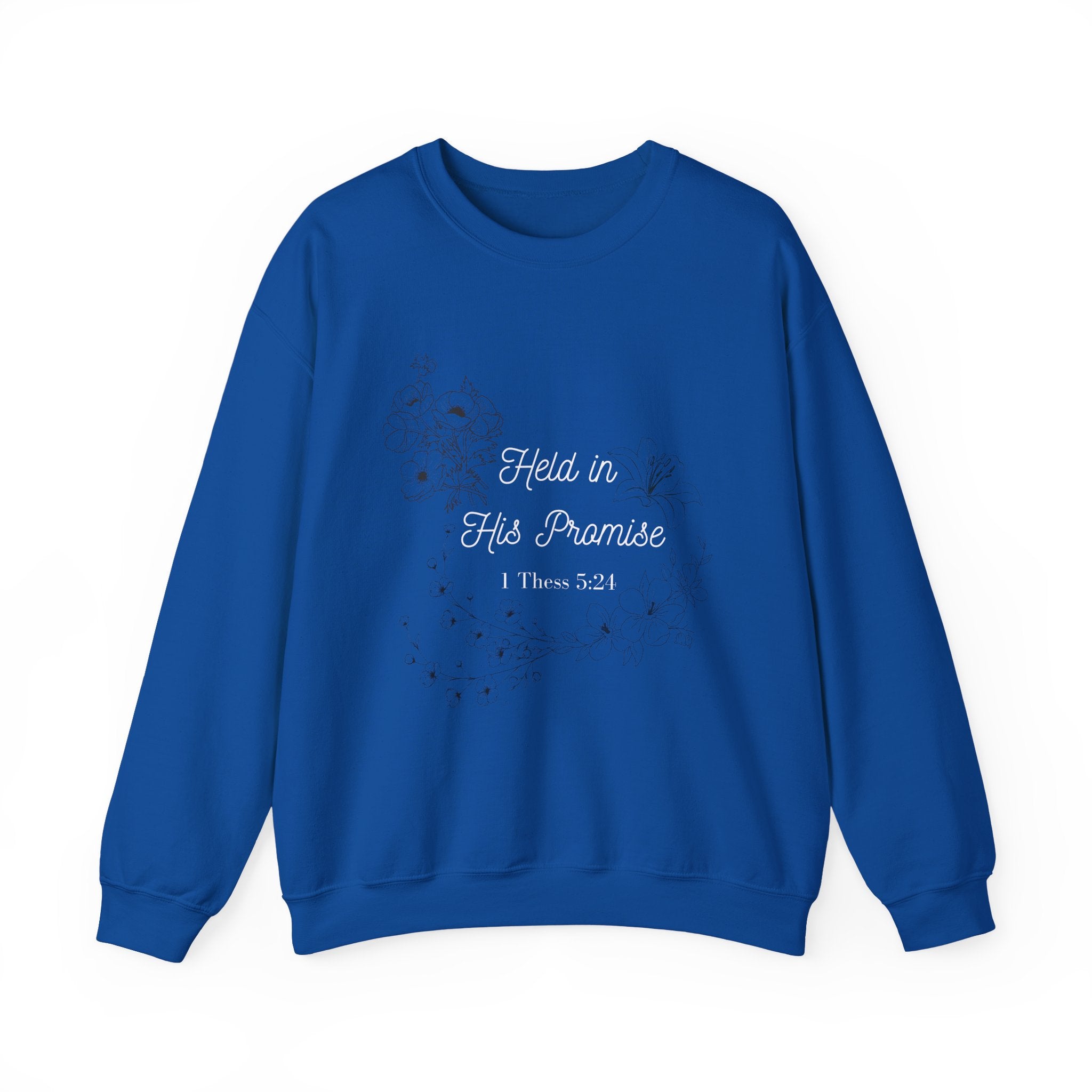 Held in His Promise Crewneck Sweatshirt