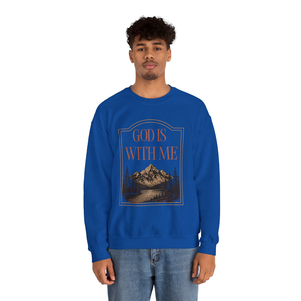 God is With Me Crewneck Sweatshirt