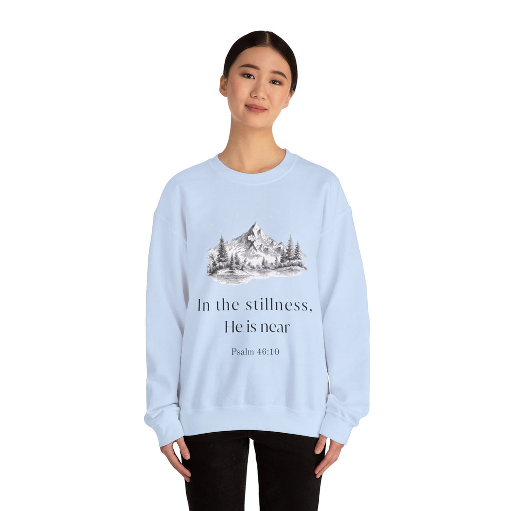 He Is Near Crewneck Sweatshirt