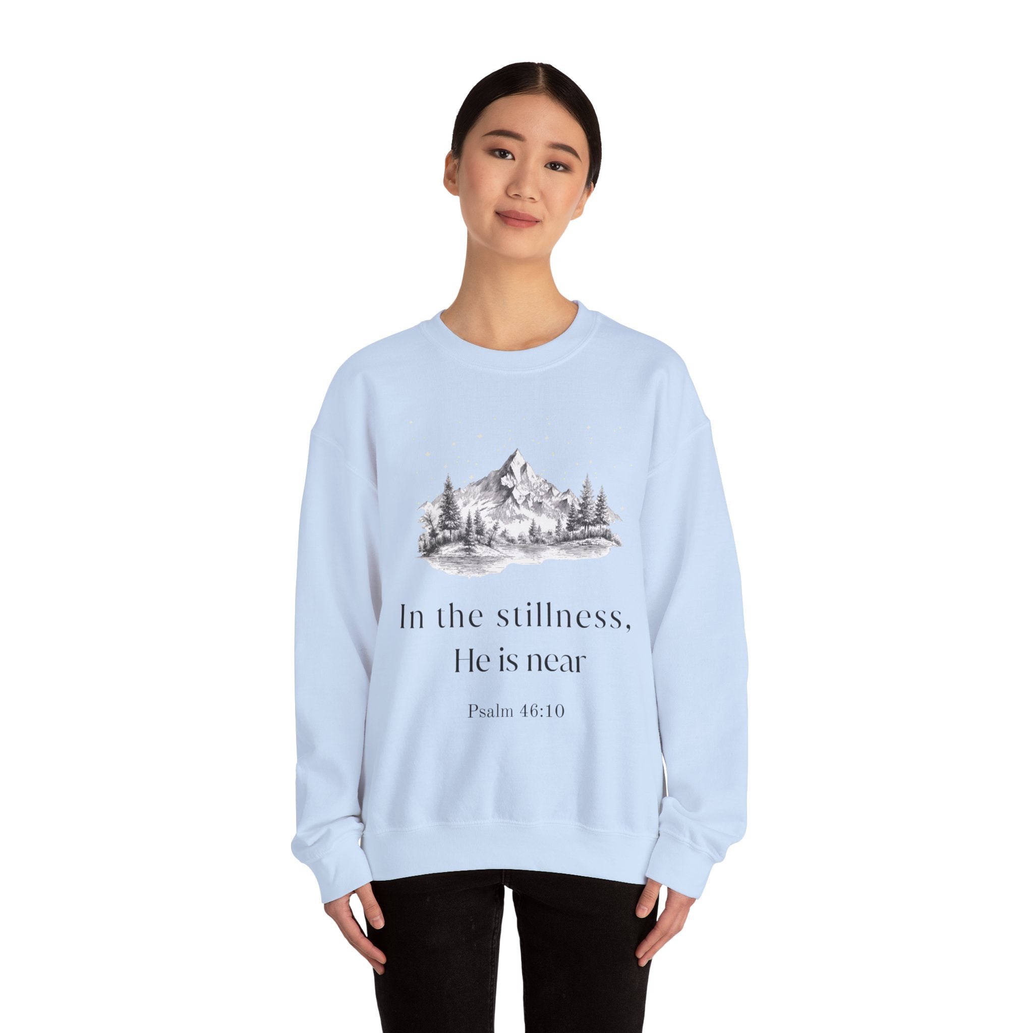 He Is Near Crewneck Sweatshirt