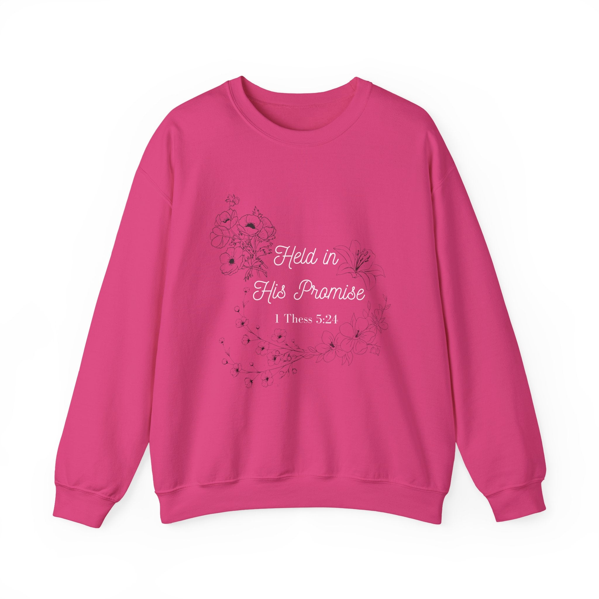Held in His Promise Crewneck Sweatshirt
