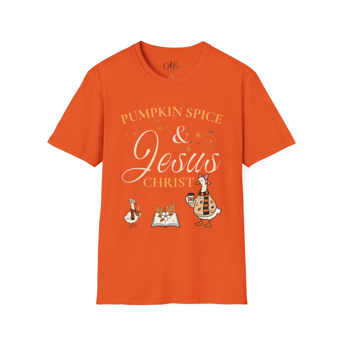 Pumpkin Spice & Jesus T-shirt