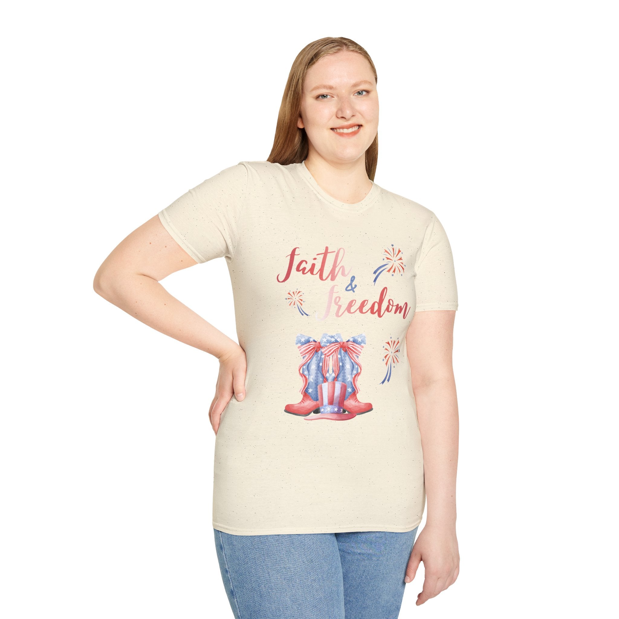Faith & Freedom - Red Edition Classic Fit T-Shirt