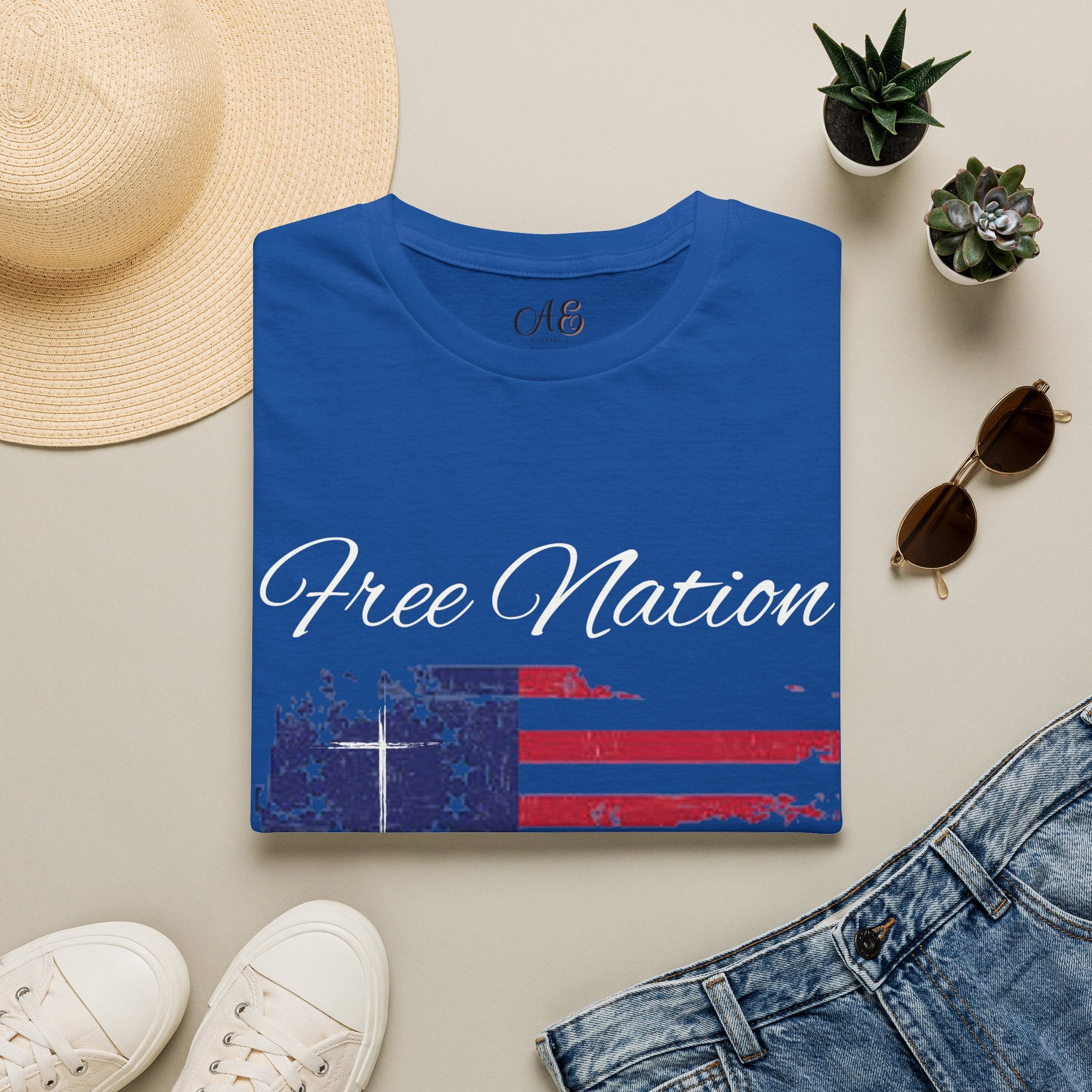 Free Nation - White Edition Classic Fit T-shirt