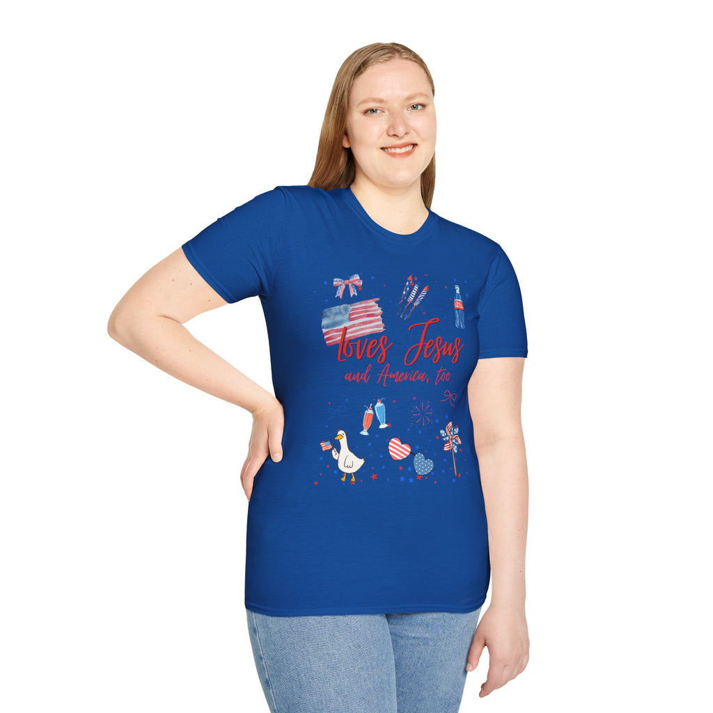 Loves Jesus - Red Edition Classic Fit T-shirt