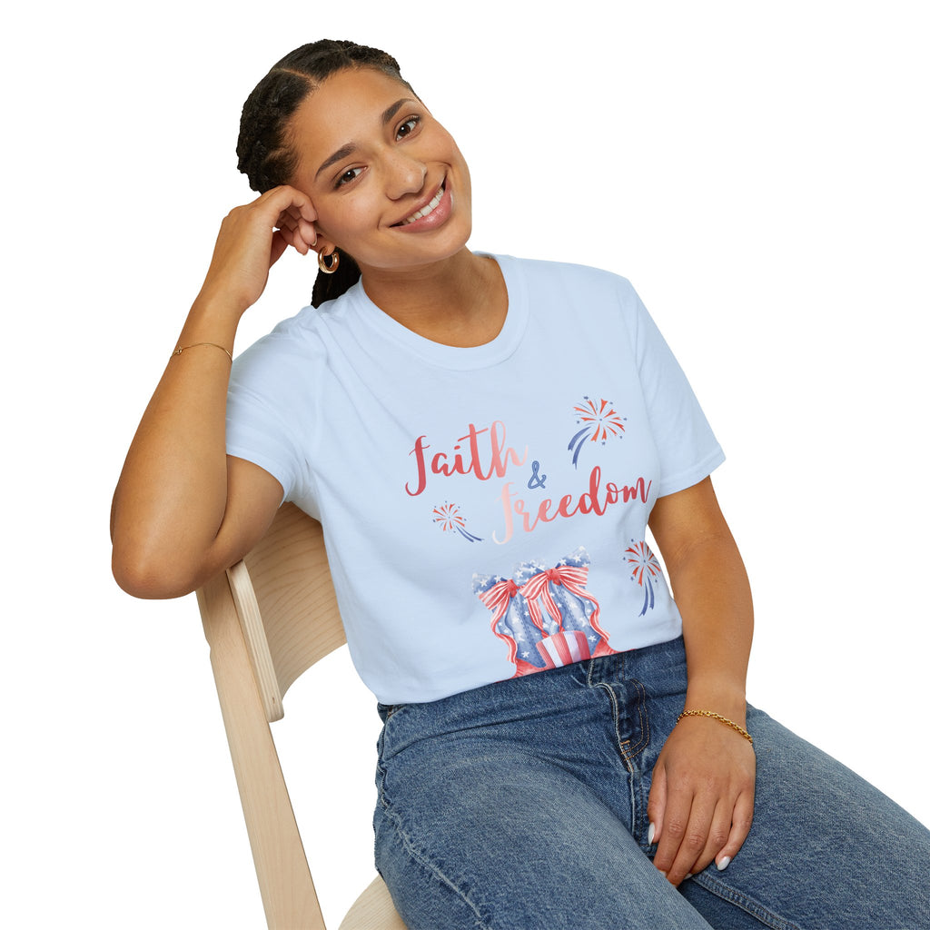 Faith & Freedom - Red Edition Classic Fit T-Shirt