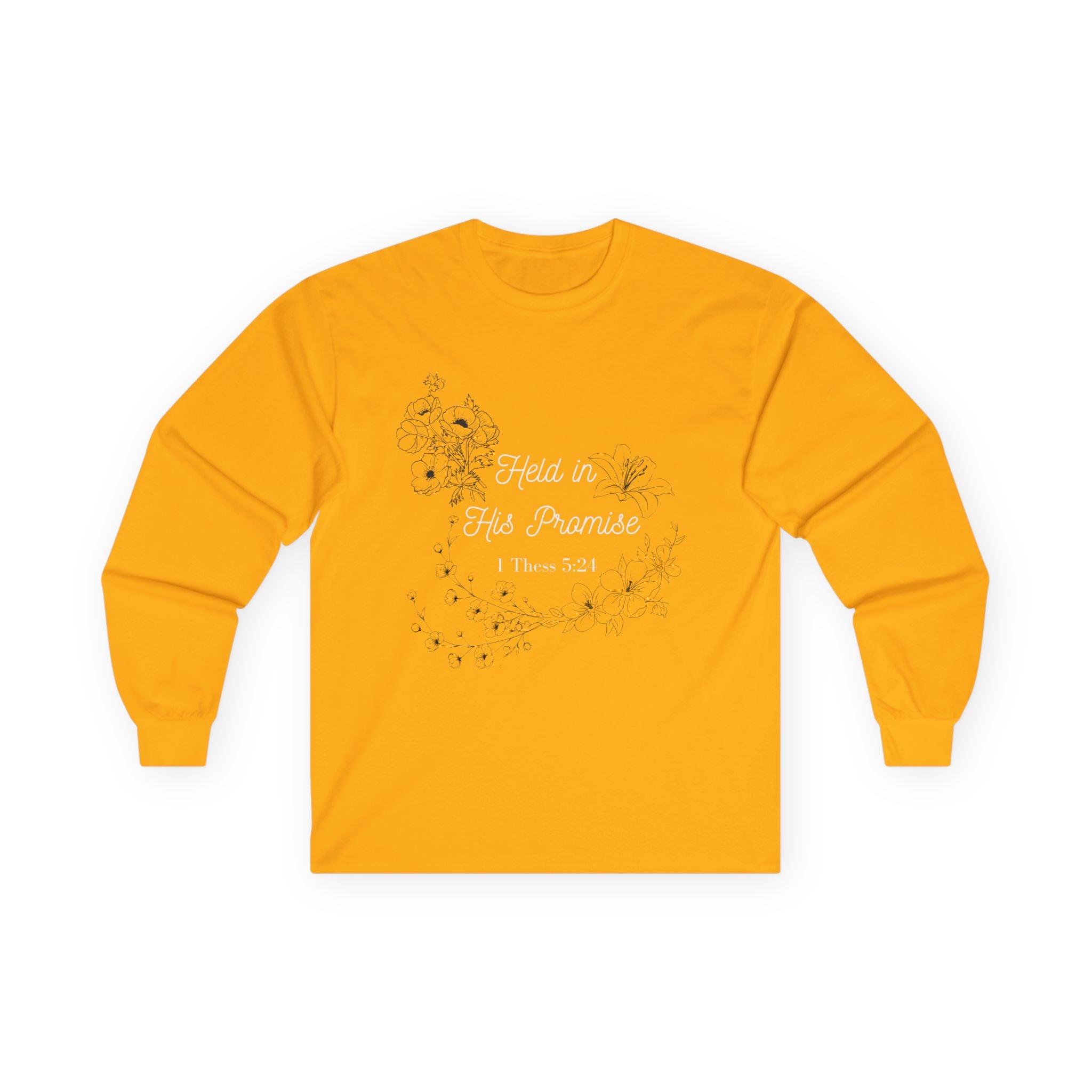 Held in His Promise Long Sleeve Tee