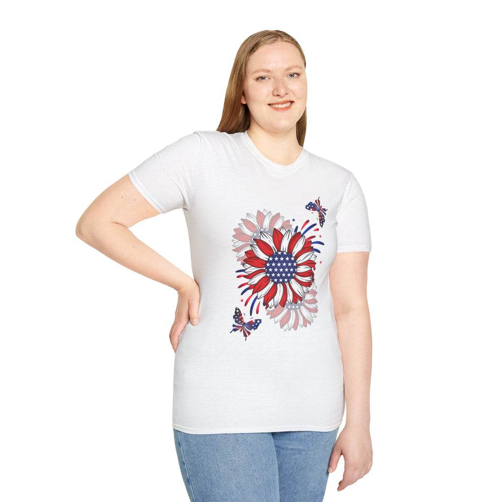 Flowers & Butterflies - Red Edition Classic Fit T-shirt