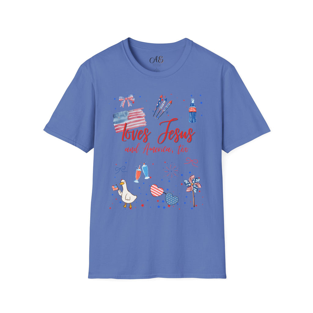 Loves Jesus - Red Edition Classic Fit T-shirt