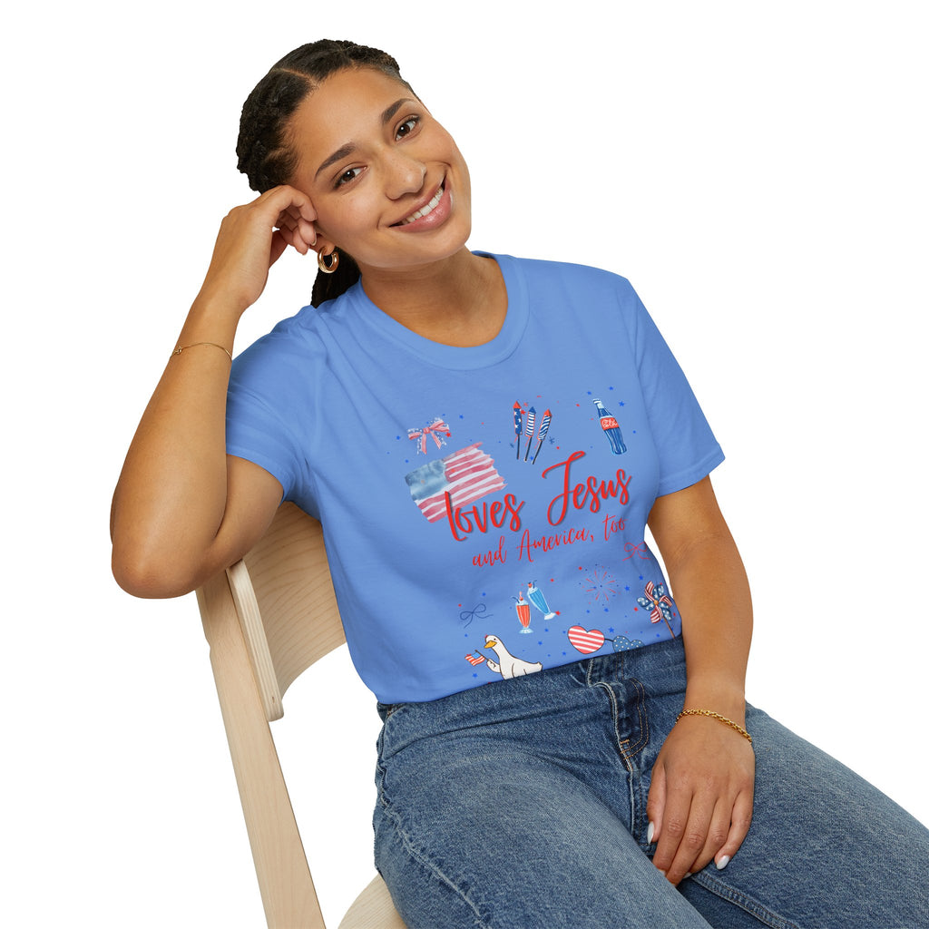 Loves Jesus - Red Edition Classic Fit T-shirt