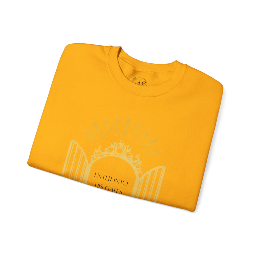 Enter Into His Gates Crewneck Sweatshirt