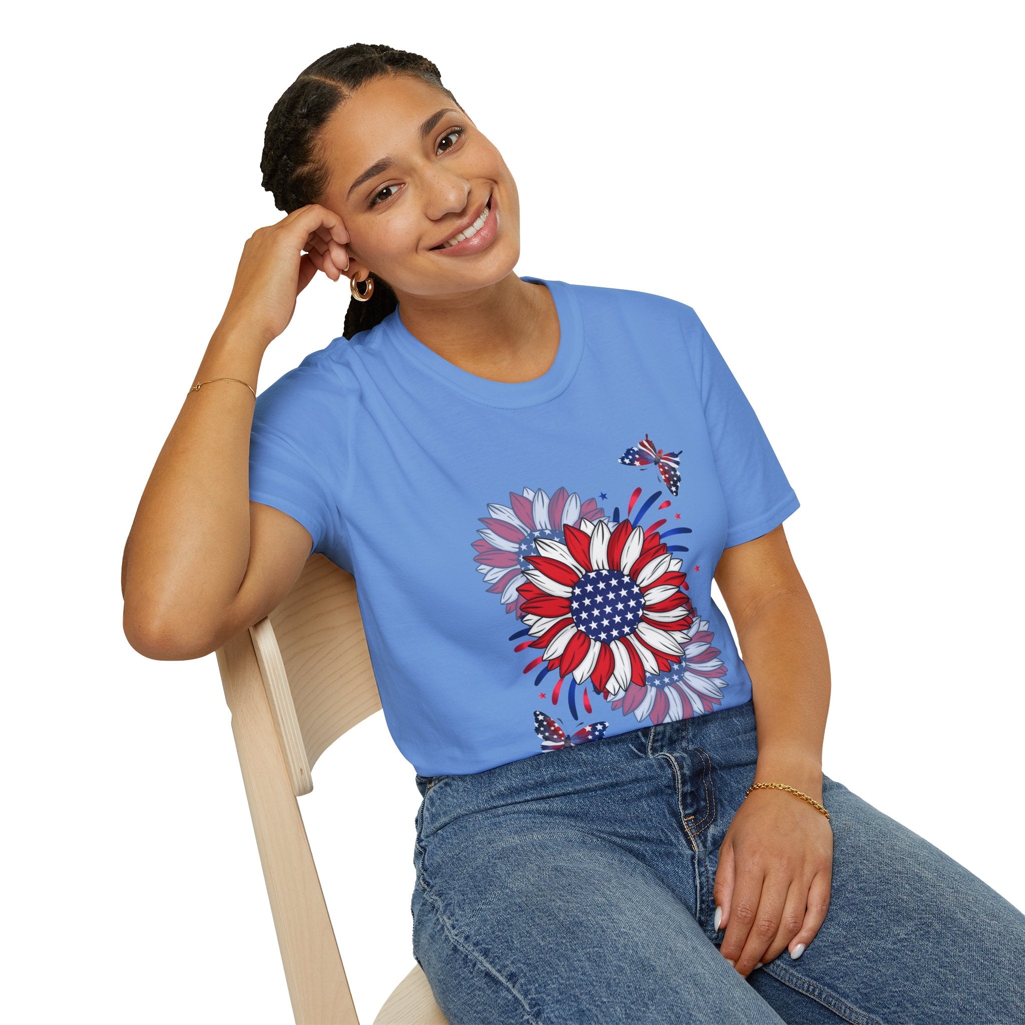 Flowers & Butterflies - Red Edition Classic Fit T-shirt