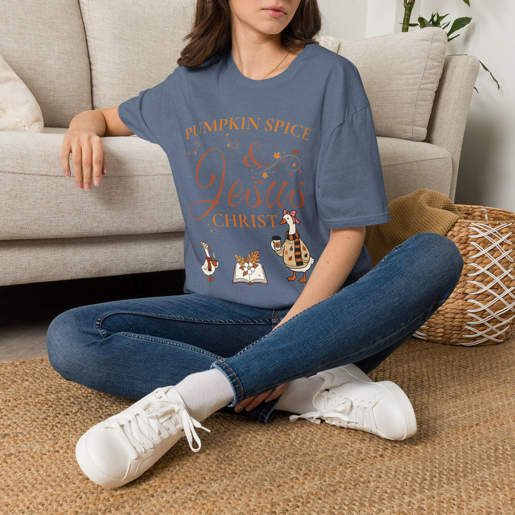 Pumpkin Spice & Jesus T-shirt