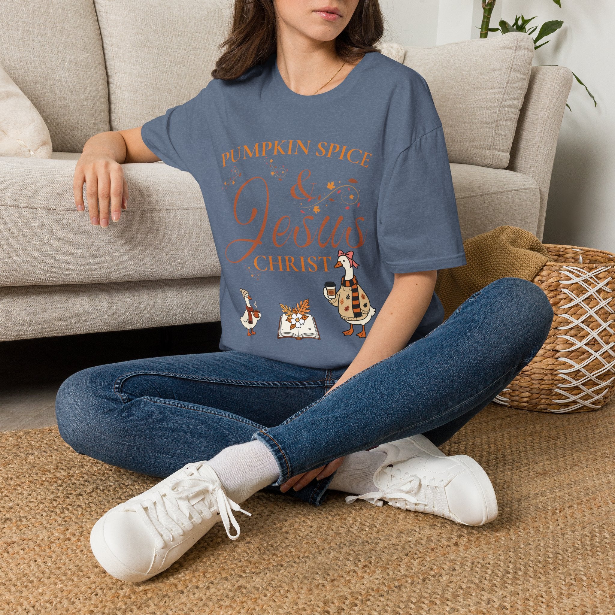 Pumpkin Spice & Jesus T-shirt