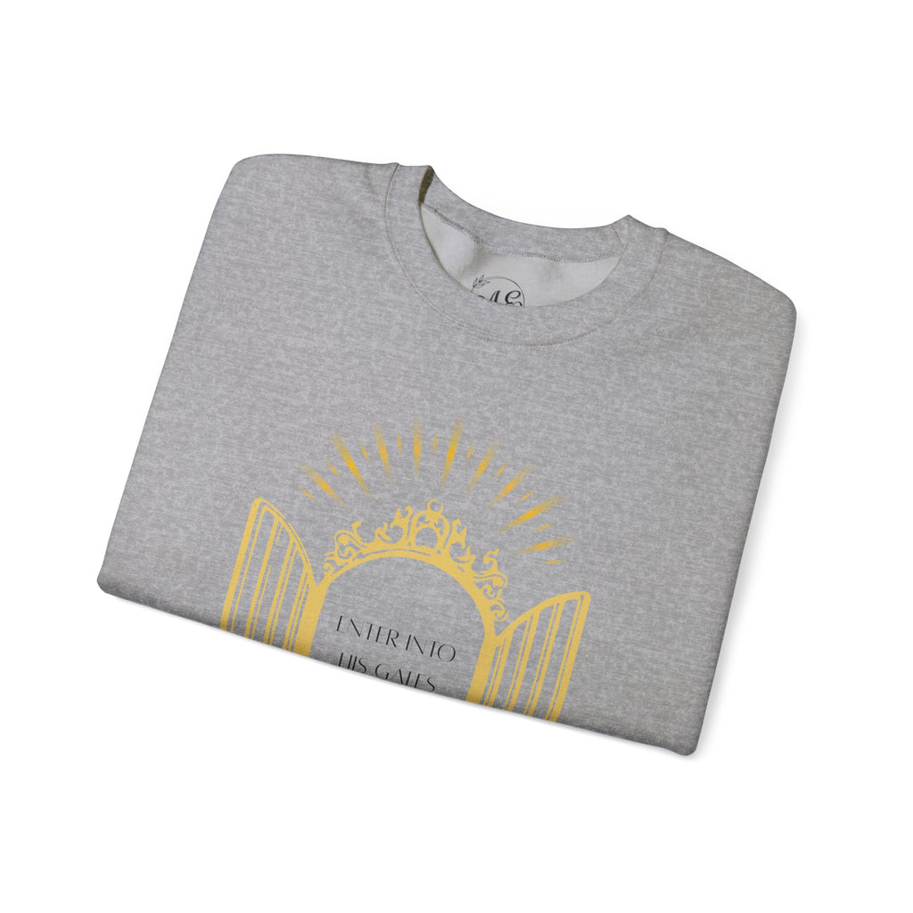 Enter Into His Gates Crewneck Sweatshirt
