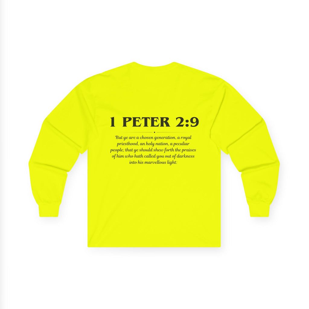1 Peter 2:9 Scripture Unisex Long sleeve