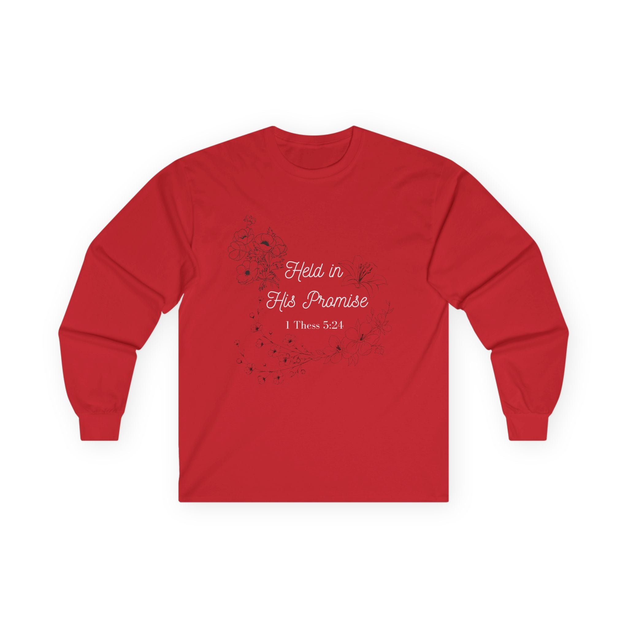 Held in His Promise Long Sleeve Tee