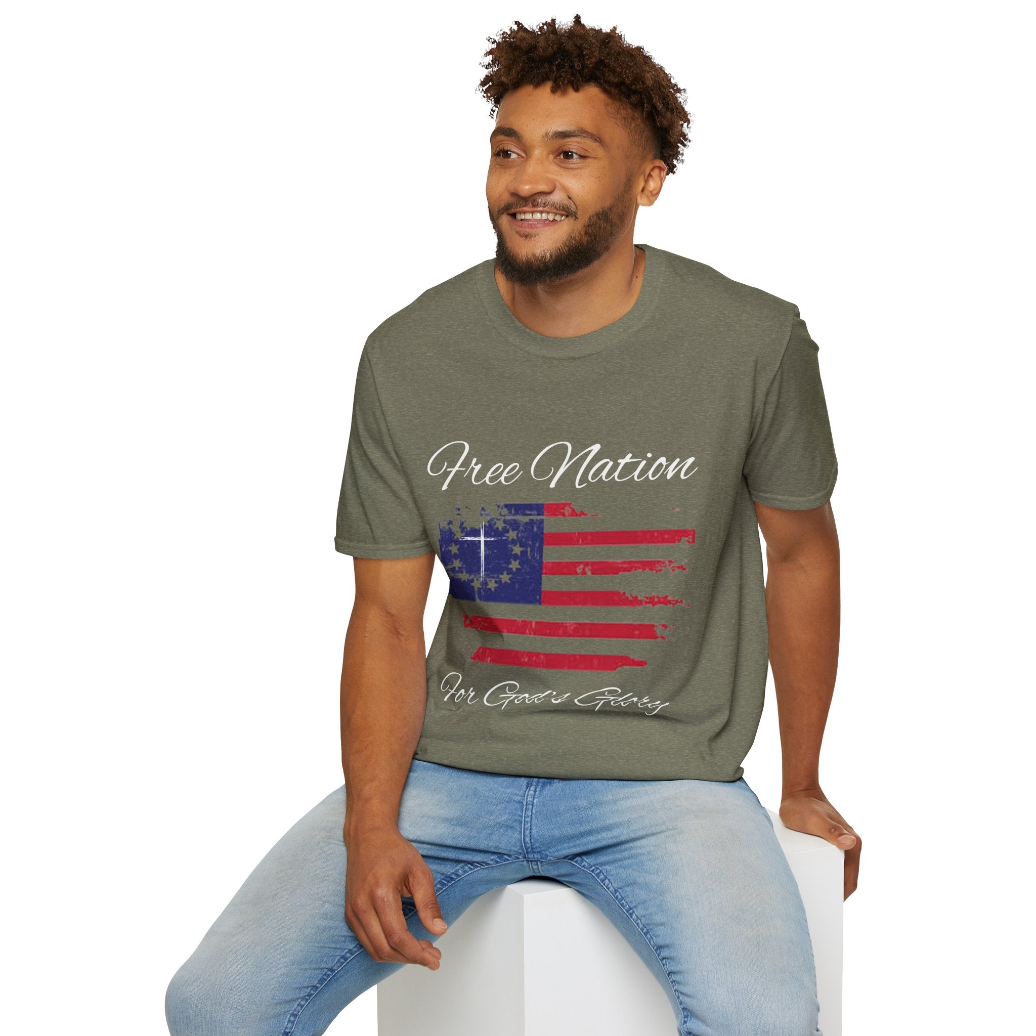 Free Nation - White Edition Classic Fit T-shirt