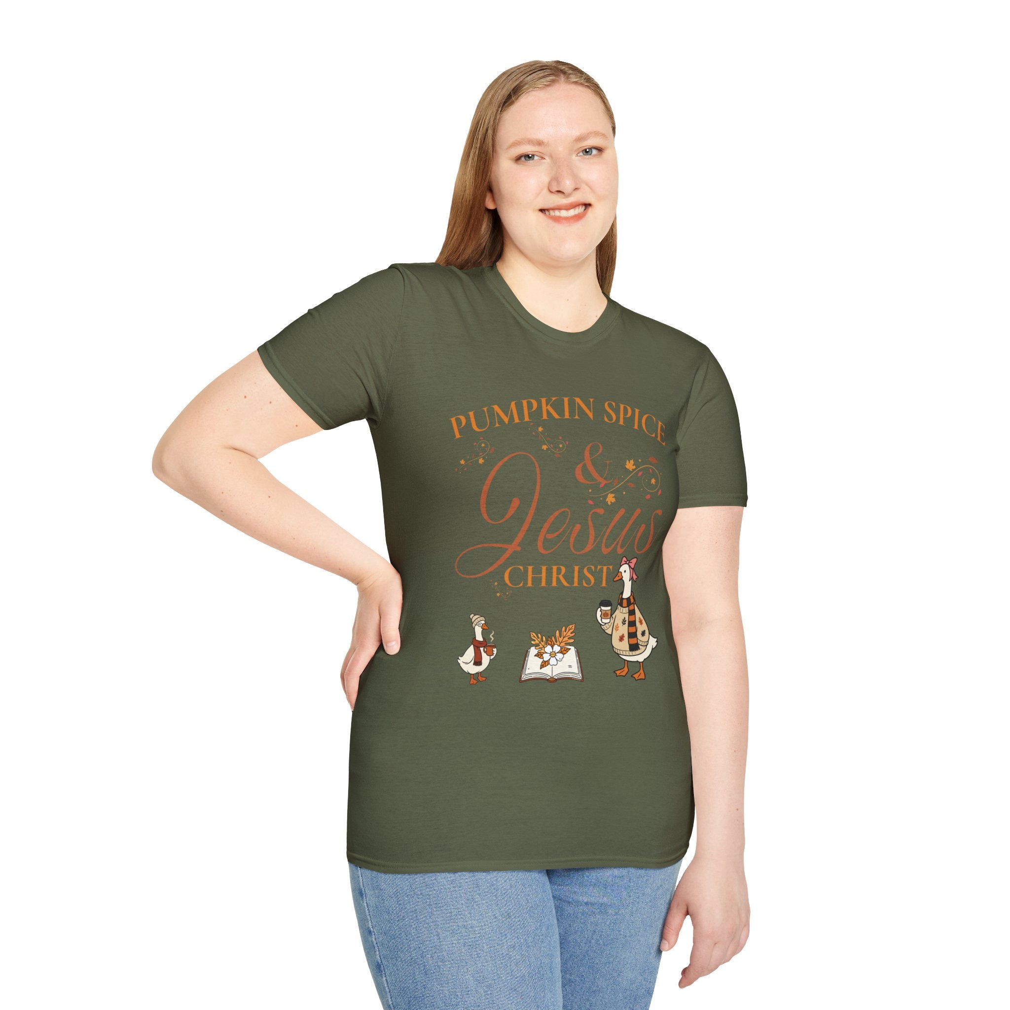 Pumpkin Spice & Jesus T-shirt