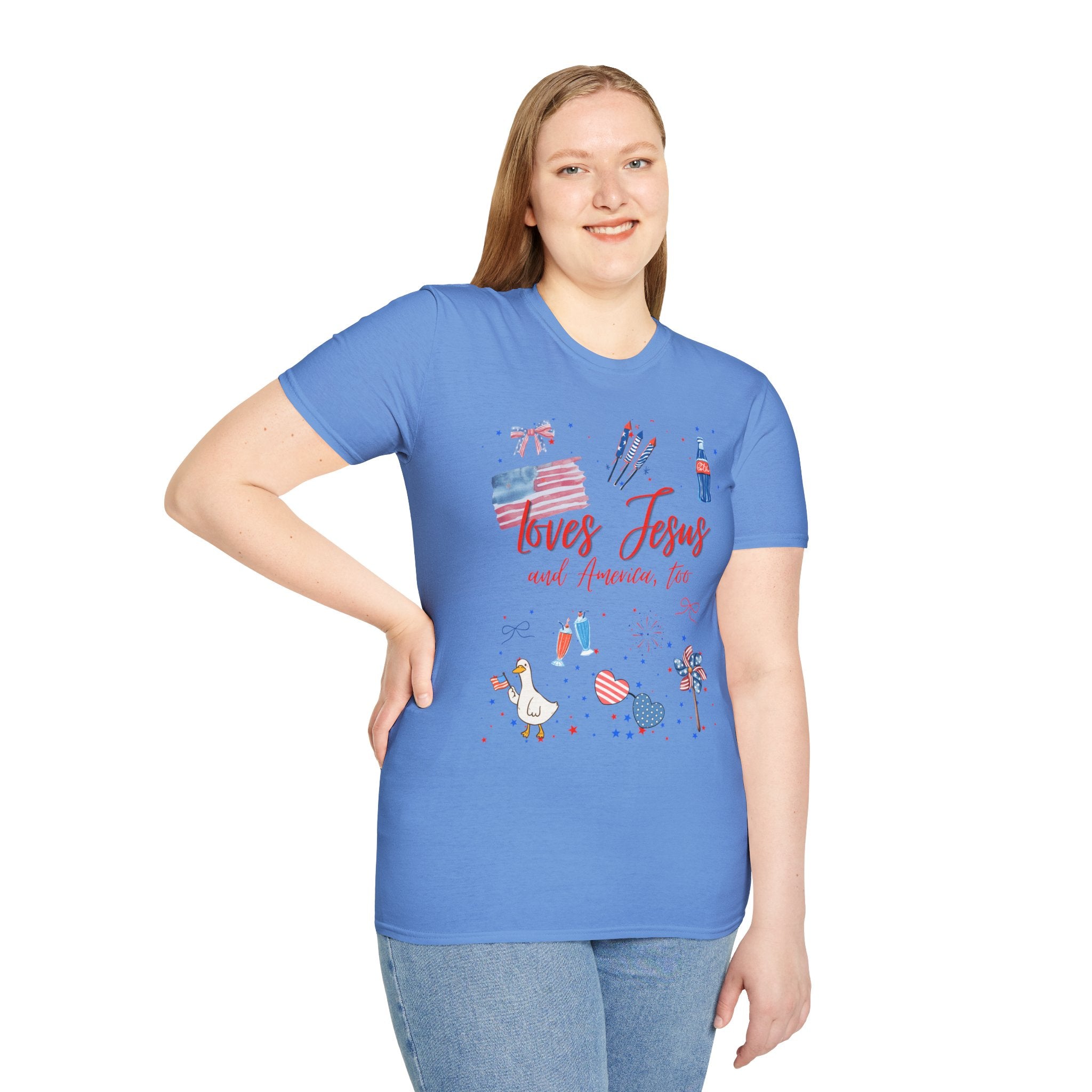 Loves Jesus - Red Edition Classic Fit T-shirt