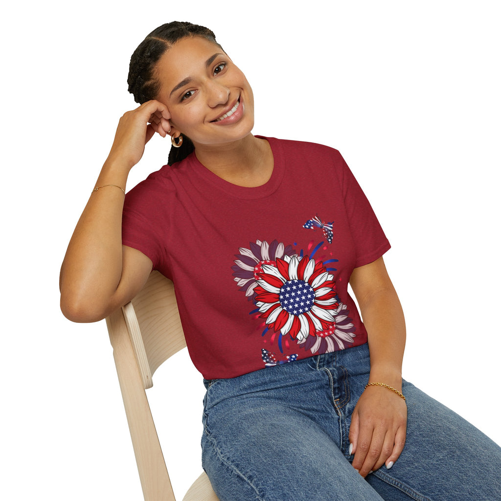 Flowers & Butterflies - Blue Edition Classic Fit T-shirt