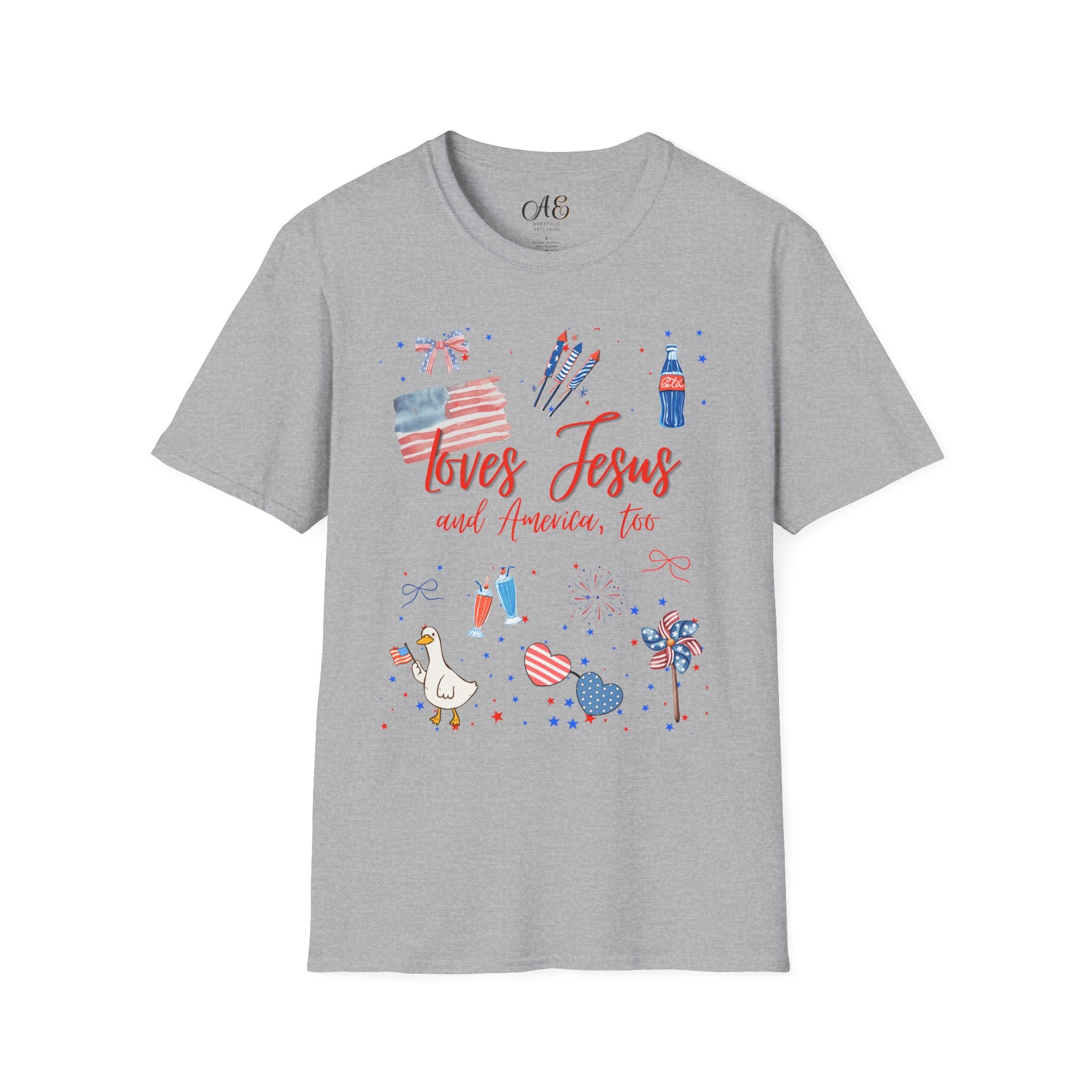 Loves Jesus - Red Edition Classic Fit T-shirt