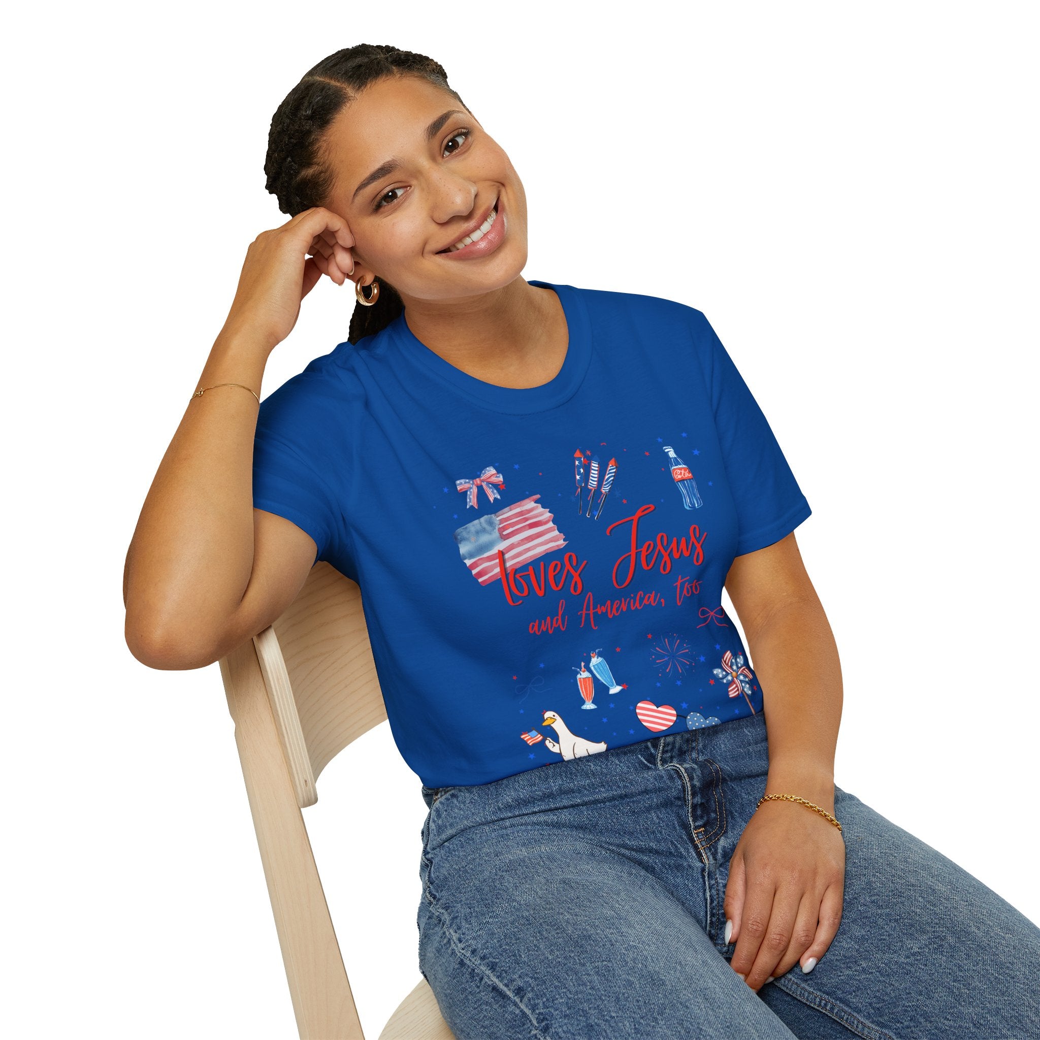 Loves Jesus - Red Edition Classic Fit T-shirt